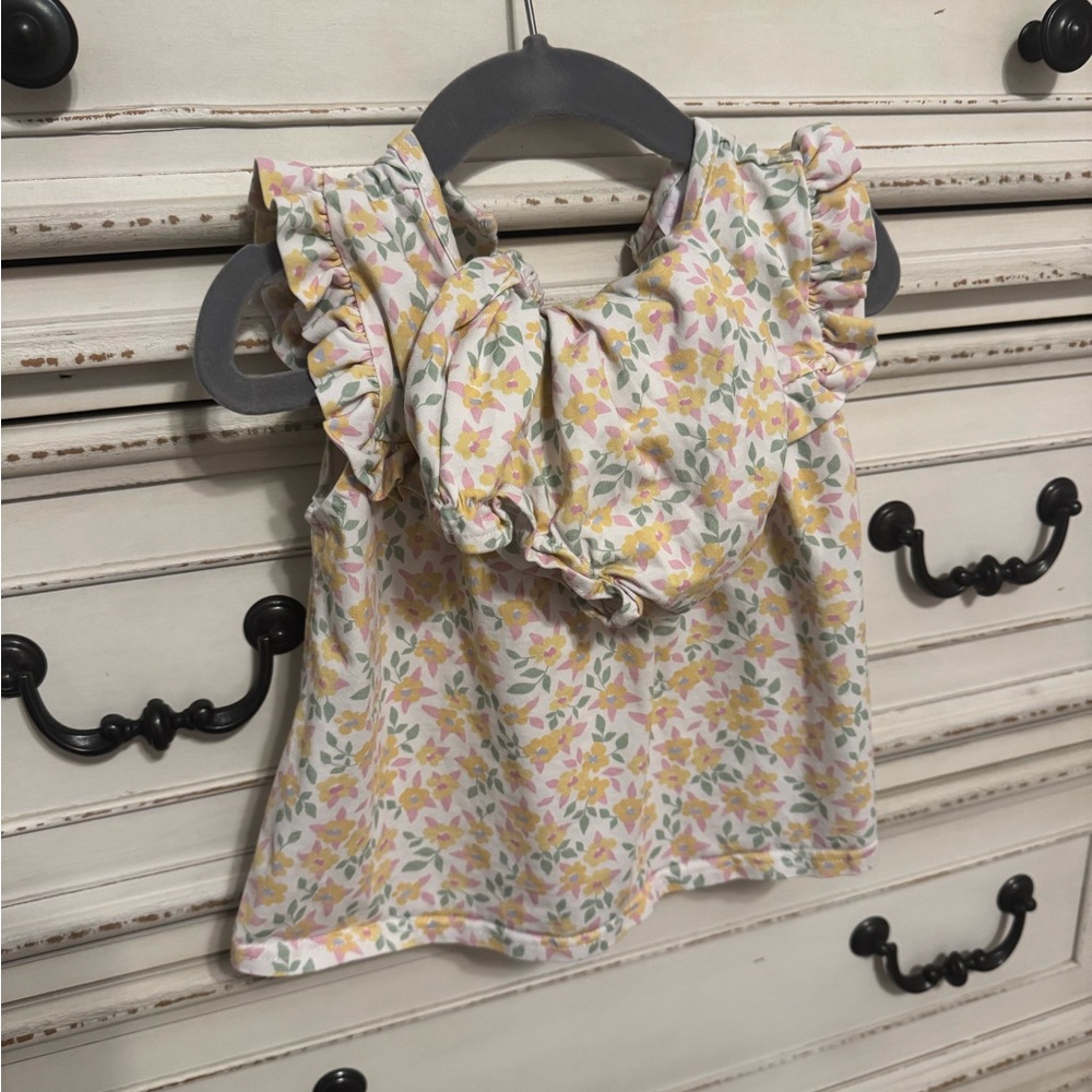 Floral Ruffle Toddler Set - Picture 2 of 3
